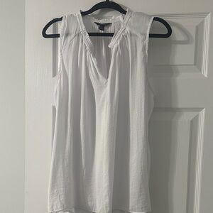 Simply Vera Vera Wang Sleeveless White Blouse